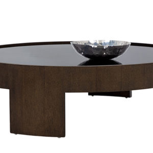 brunetto coffee table large dark brown front 1