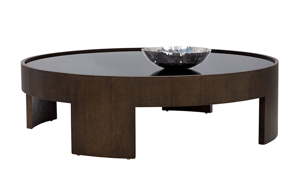 brunetto coffee table large dark brown front 1