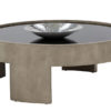 brunetto coffee table small ash grey front 1