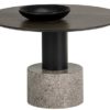 monaco coffee table black grey marble raw umber front 1