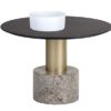 monaco coffee table gold grey marble charcoal grey front 1