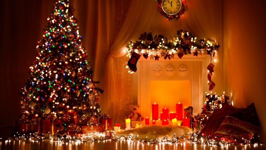 ideas to decorate your living room for christmas