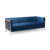 conrad sofa: blue velvet