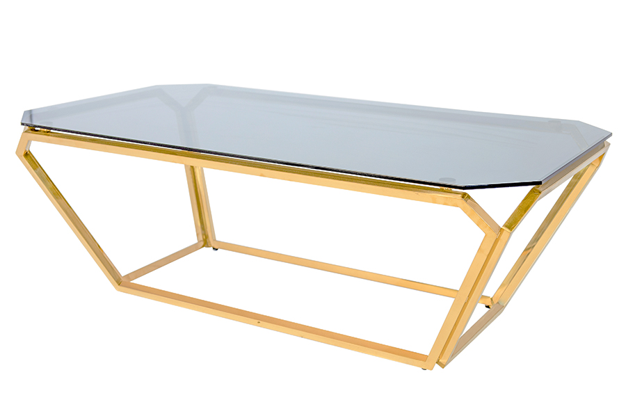 bolton coffee table gold