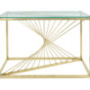 bridge console table gold