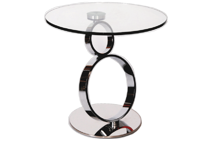champion side table silver