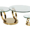 champion coffee table gold