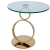 champion side table gold