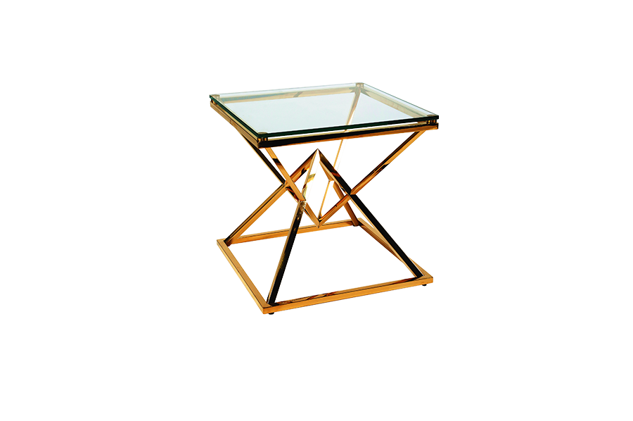 narnia side table gold