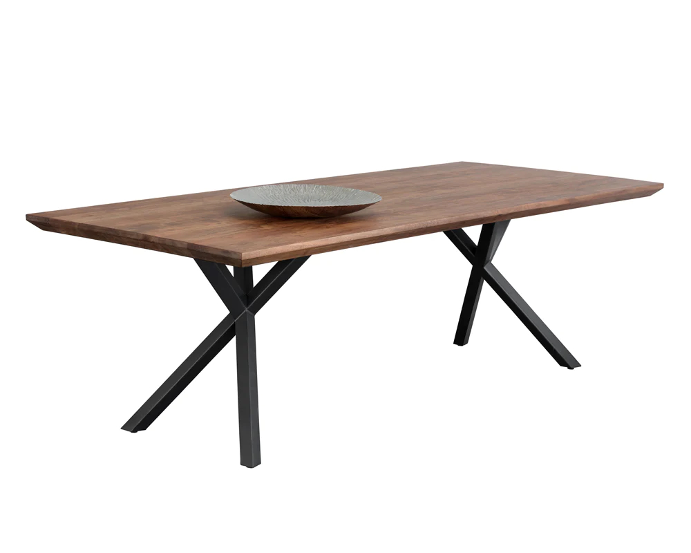 lark dining table 94" brown