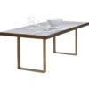 fuentes dining table 86" brown