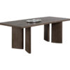 giulietta dining table 90.5" rectangular dark brown