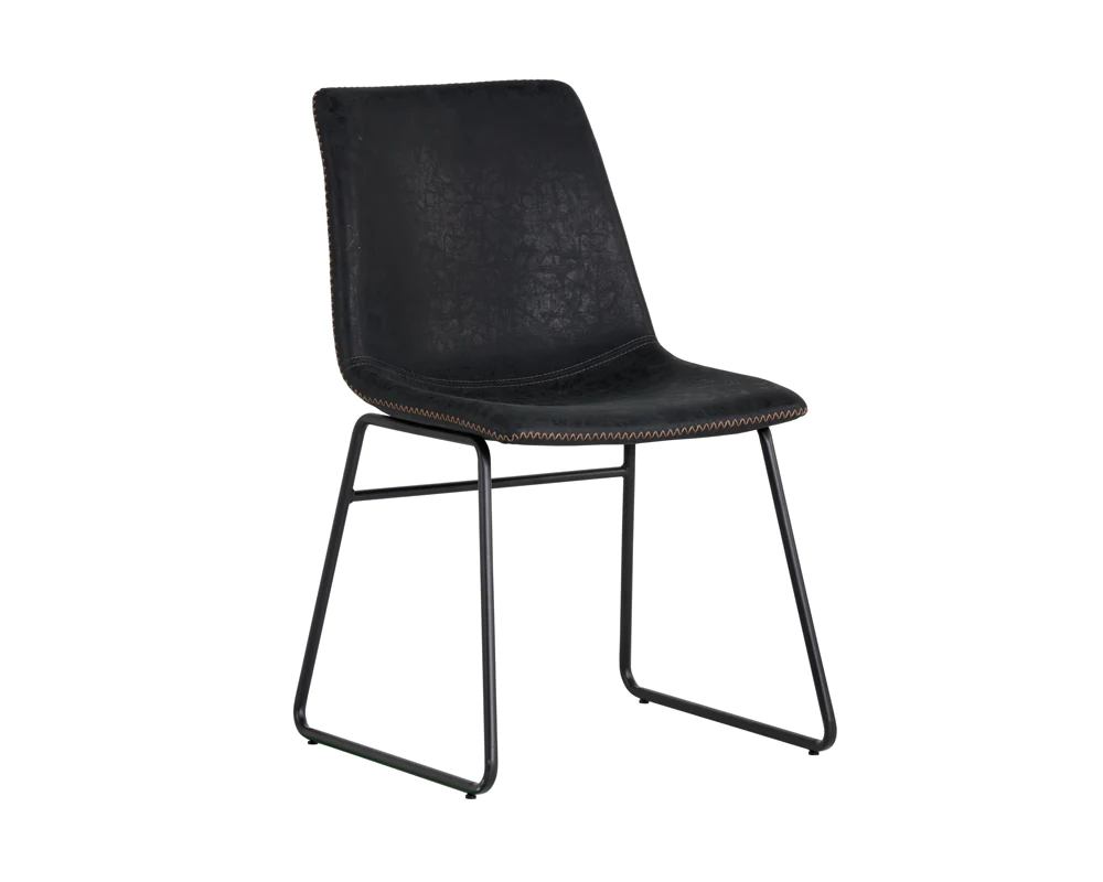 cal dining chair antique black