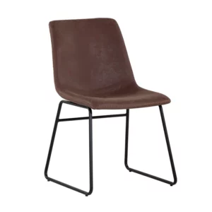 cal dining chair antique brown