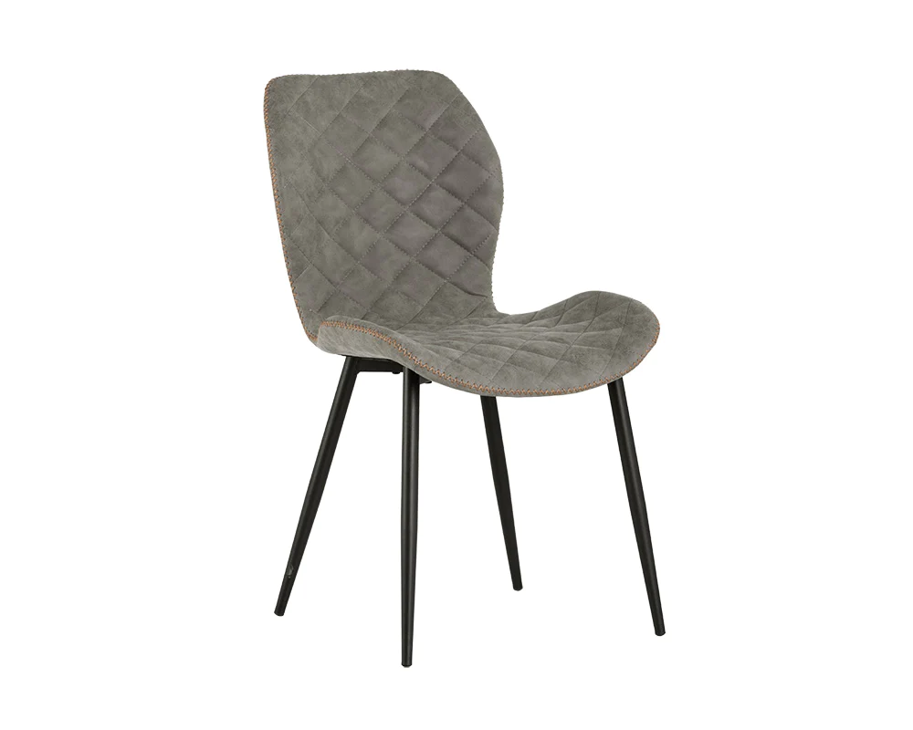 lyla dining chair black antique grey