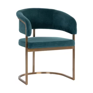 marris dining armchair gold danny teal
